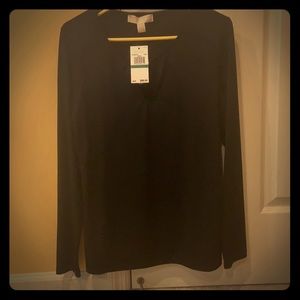 NWT Michael Kors long sleeve blouse